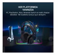 GAMEPOWER RYO Siyah 7.1 Surround Rainbow USB Gaming (Oyuncu) Kulaklık